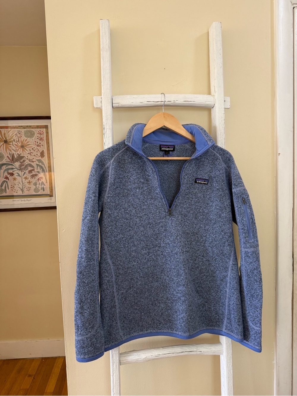 Patagonia Women’s Quarter-Zip Fleece Pullover - Blue